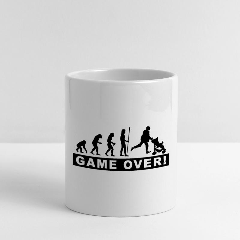 evolution_daddy Tasse mit Herzhenkel