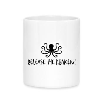 Release the Kraken - Mug with Heart-Shaped Handle - white - Front