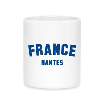 NANTES France Frankreich - Mug with Heart-Shaped Handle - white - Front