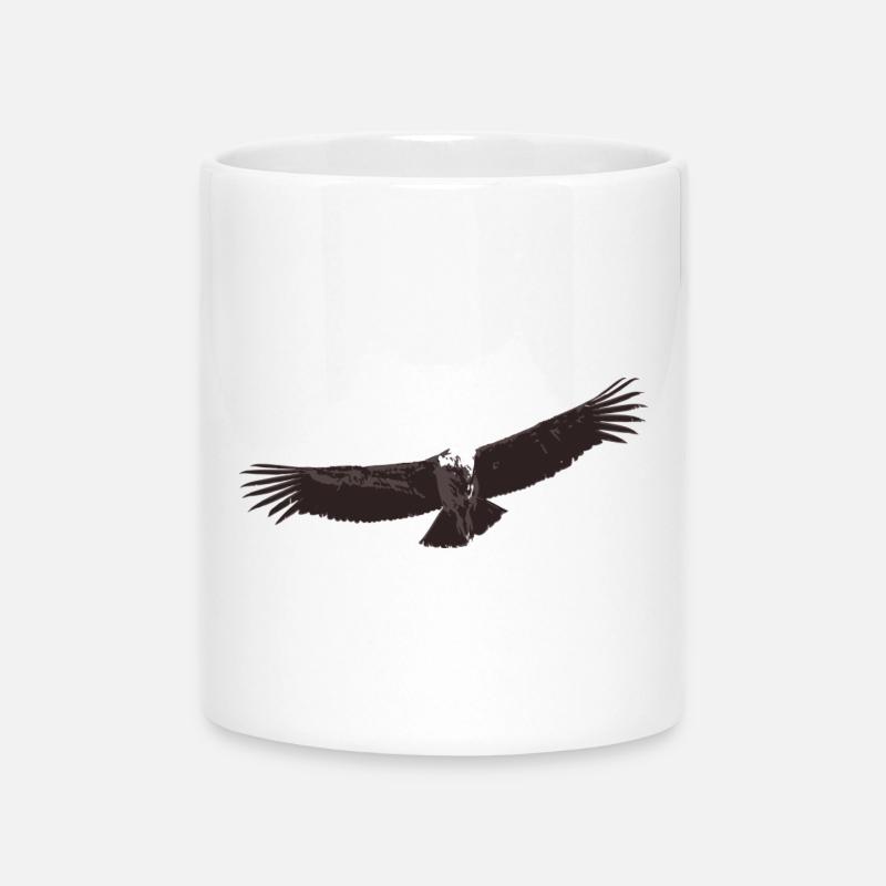 Condor - Mug with Heart-Shaped Handle - white