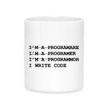 Geek - Mug with Heart-Shaped Handle - white - Front