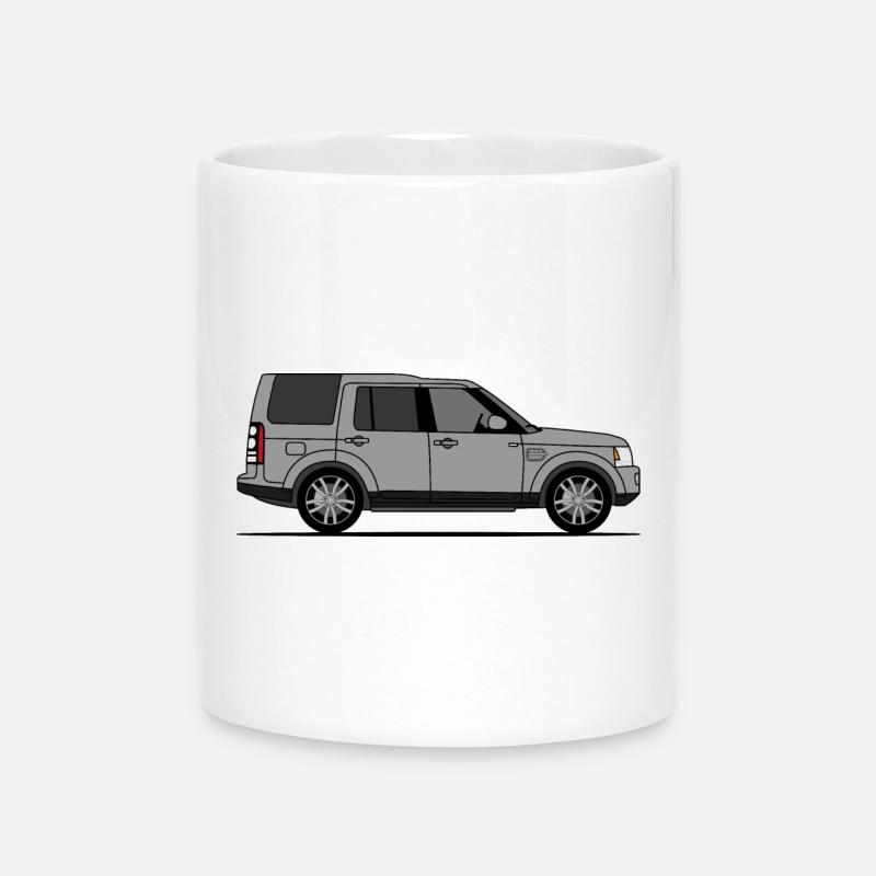 Discovery 4 Grey - Mugg med hjärthandtag - vit