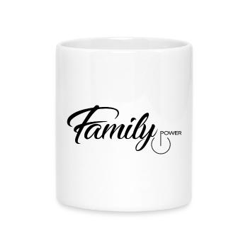 le pouvoir familial - Mug avec anse en forme de cœur - blanc - Devant