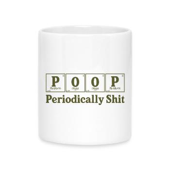 Poop - Mug with Heart-Shaped Handle - white - Front