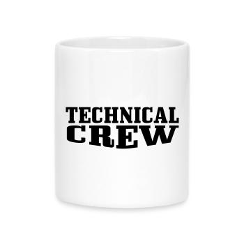 Technical Crew 2 - Tasse mit Herzhenkel - Weiß - Vorne