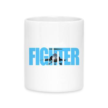 Fighter F-104 Starfighter - Mug with Heart-Shaped Handle - white - Front