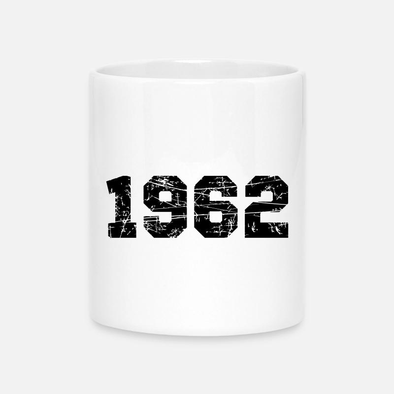 1962 - Mug avec anse en forme de cœur - blanc