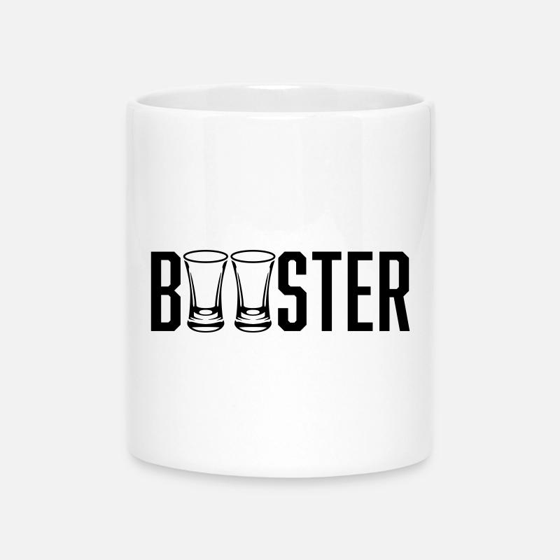 Booster d’alcool - Mug avec anse en forme de cœur - blanc