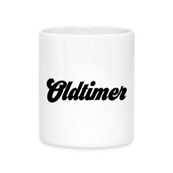 Voitures anciennes - Mug avec anse en forme de cœur - blanc - Devant