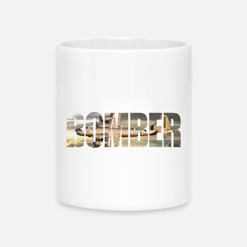 B-29 Superfortress - Tasse mit Herzhenkel - Weiß