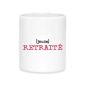 (Young) Retired - Tasse mit Herzhenkel - Weiß - Vorne