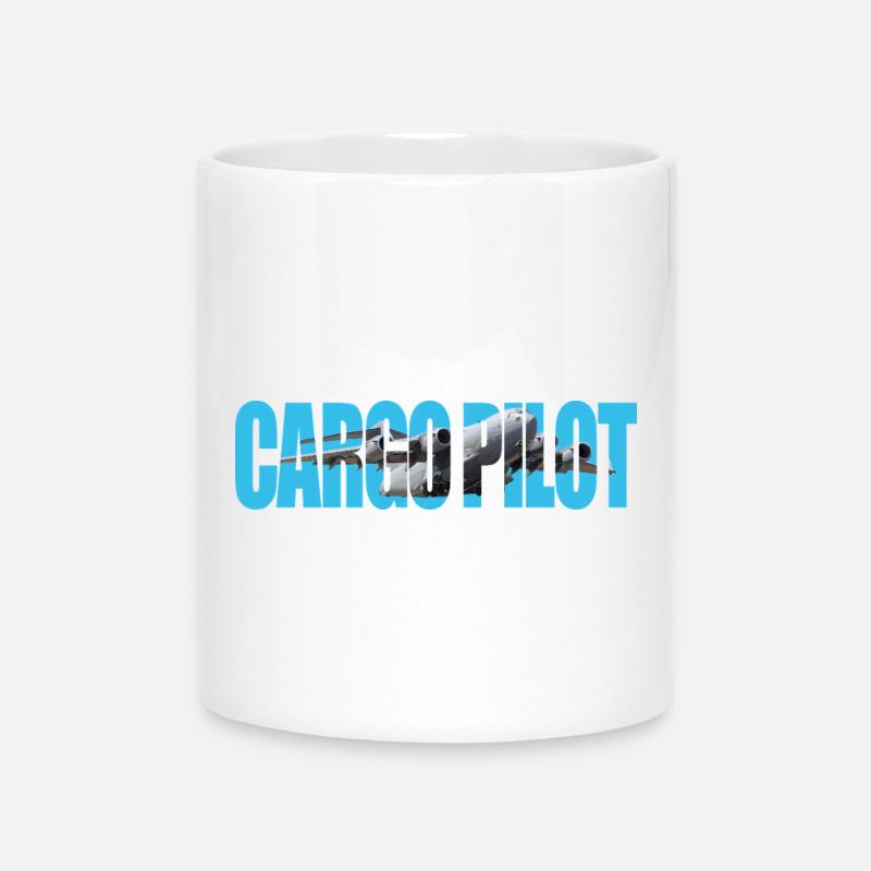 Cargo pilot C-17 - Tasse mit Herzhenkel - Weiß