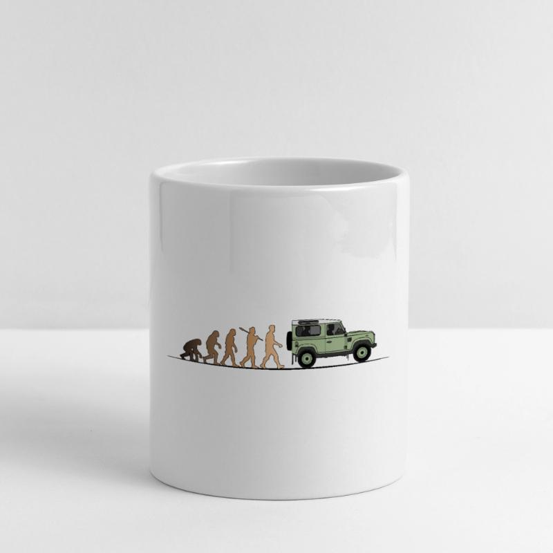 Defender Evolution 90 Couleur Mug avec anse en forme de cœur