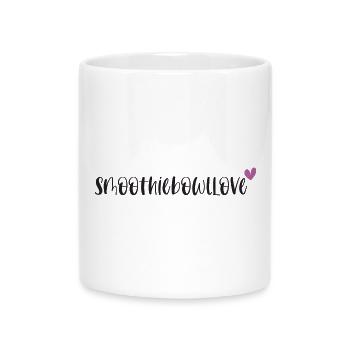 Smoothie Bowl Foodie Smoothiebowllove Geschenk - Tasse mit Herzhenkel - Weiß - Vorne