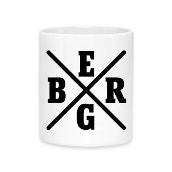 Berlin Kreuzberg - Tasse mit Herzhenkel - Weiß - Vorne