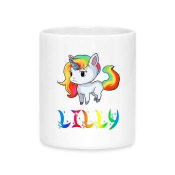 Lilly unicorn - Mug with Heart-Shaped Handle - white - Front