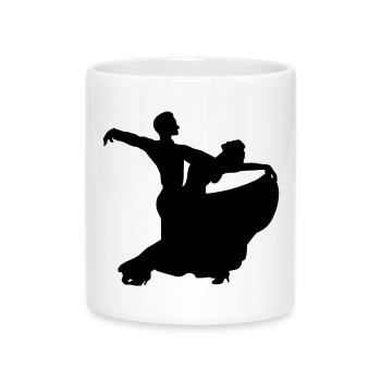 Ballroom Dancing - Mug with Heart-Shaped Handle - white - Front