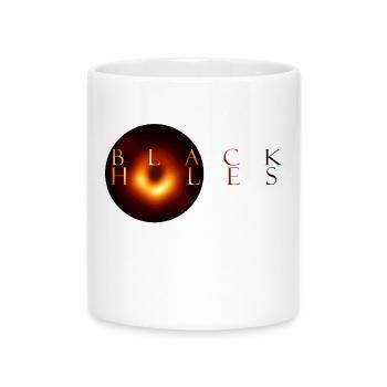 black holes - Mug with Heart-Shaped Handle - white - Front