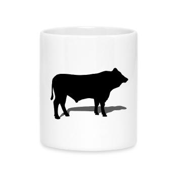 Bulle - Tasse mit Herzhenkel - Weiß - Vorne