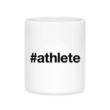 ATHLÈTE - Mug avec anse en forme de cœur - blanc - Devant