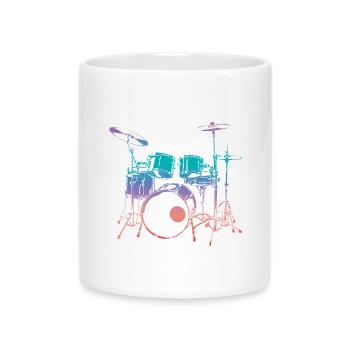 Batterie - Mug avec anse en forme de cœur - blanc - Devant