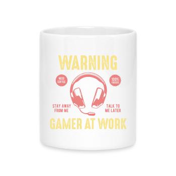 Jeux informatiques - Mug avec anse en forme de cœur - blanc - Devant