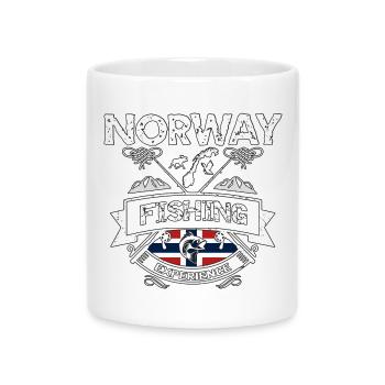 Norway Fishing Experience Angeln Norwegen - Mug with Heart-Shaped Handle - white - Front