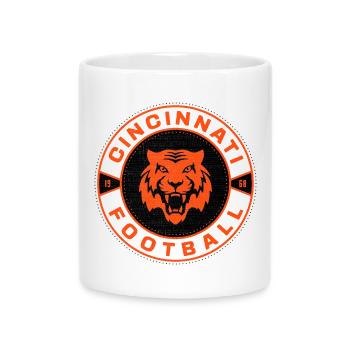 Cincinnati Football Team - Tasse mit Herzhenkel - Weiß - Vorne
