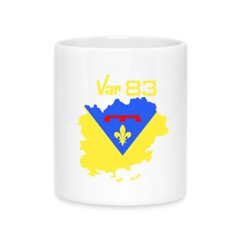 Var - Mug with Heart-Shaped Handle - white - Front