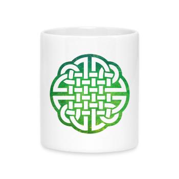 Celtic Knot - Mug with Heart-Shaped Handle - white - Front