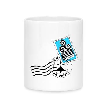 Brittany - Mug with Heart-Shaped Handle - white - Front