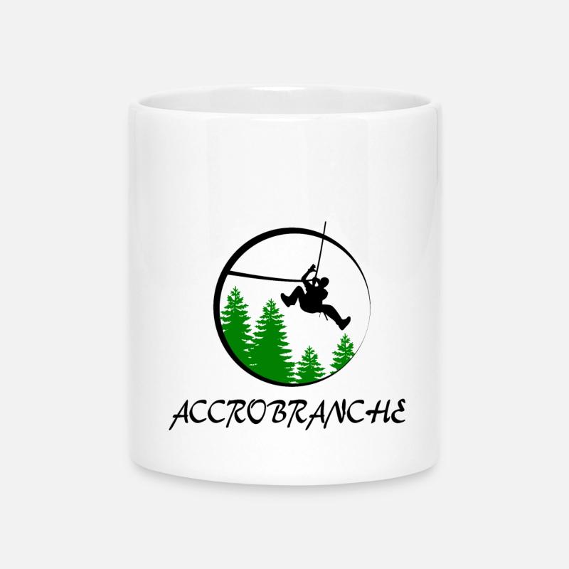 Baumklettern - Tasse mit Herzhenkel - Weiß