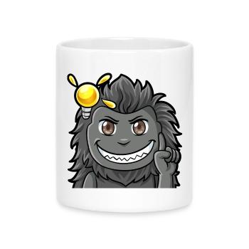 Auf zack - Tasse mit Herzhenkel - Weiß - Vorne