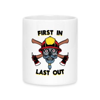 Feuerwehrmann Statement Feuerwehr Brandschutz - Tasse mit Herzhenkel - Weiß - Vorne