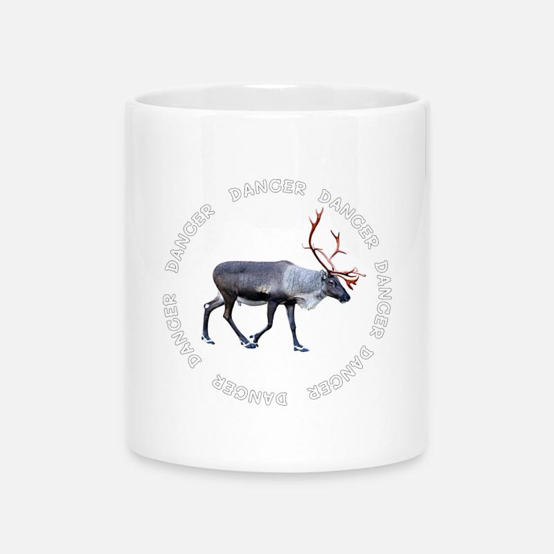 DANSEUR - Mug avec anse en forme de cœur - blanc