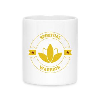 Spiritual Warrior motivation - Mug avec anse en forme de cœur - blanc - Devant