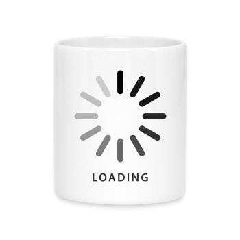 Loading - Mug with Heart-Shaped Handle - white - Front