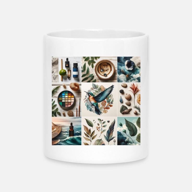 Nature in Art - Mug with Heart-Shaped Handle - white