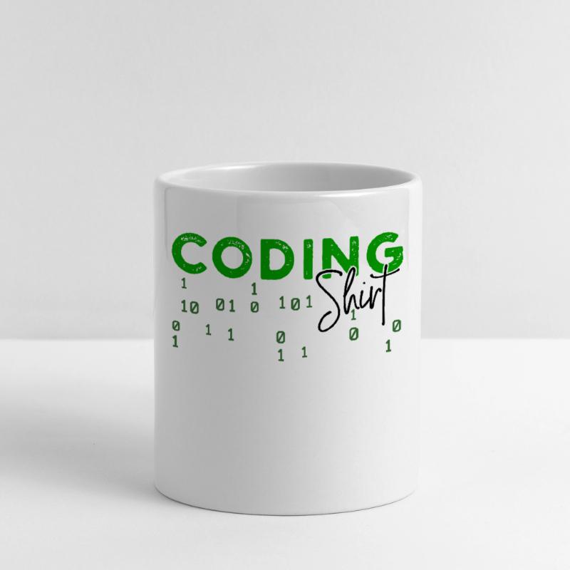 Coden Developer Programmierer Webentwickler Spruch Tasse mit Herzhenkel