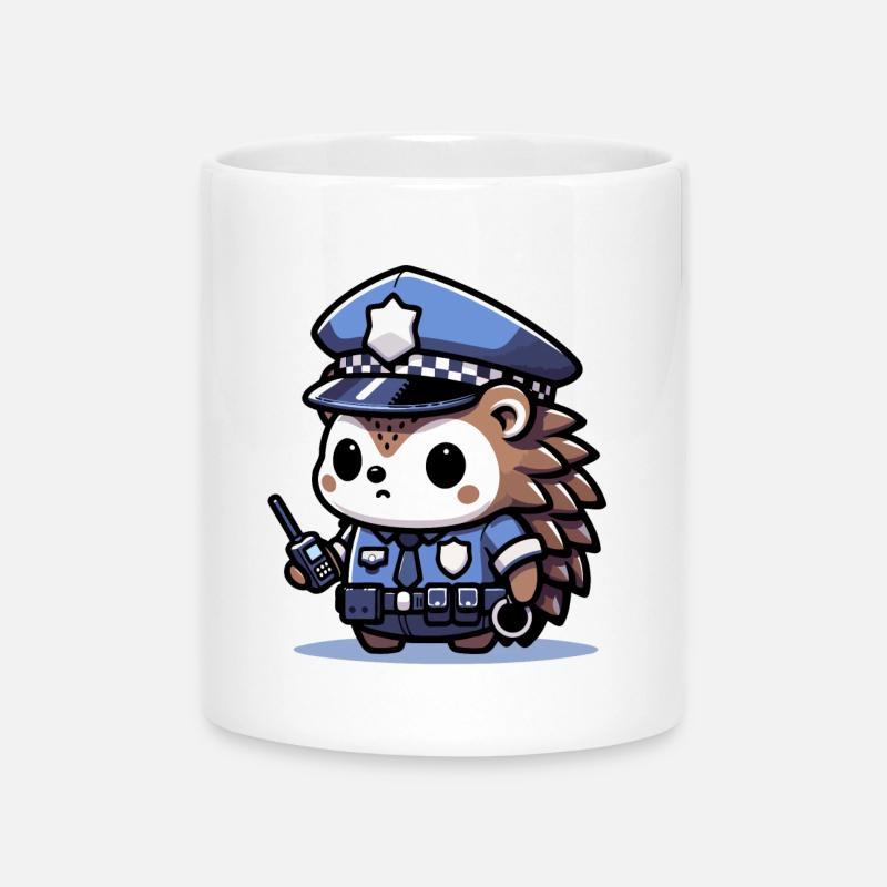 Patrol Pals - Brave Hedgehog - Mug with Heart-Shaped Handle - white