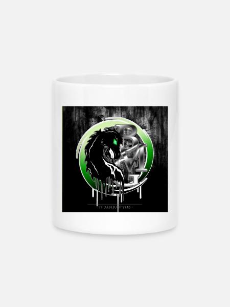 BMG -square - Tasse mit Herzhenkel - Weiß