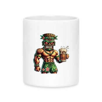 Tiki Culture Design - Tasse mit Herzhenkel - Weiß - Vorne