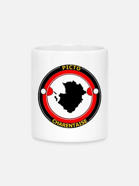 Piktogramm Charentaise - Tasse mit Herzhenkel - Weiß