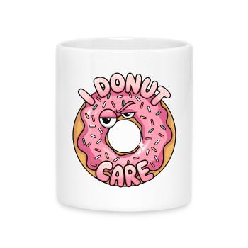 Donut-Pflege - Tasse mit Herzhenkel - Weiß - Vorne