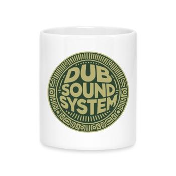 Dub-Soundsystem - Tasse mit Herzhenkel - Weiß - Vorne
