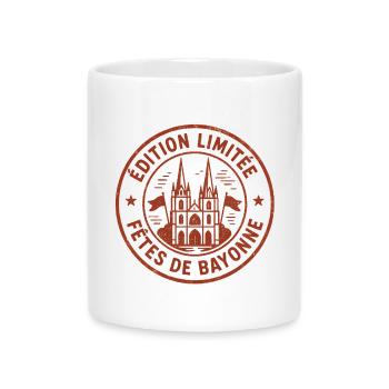 Fêtes de Bayonne édition limitée - Mug avec anse en forme de cœur - blanc - Devant