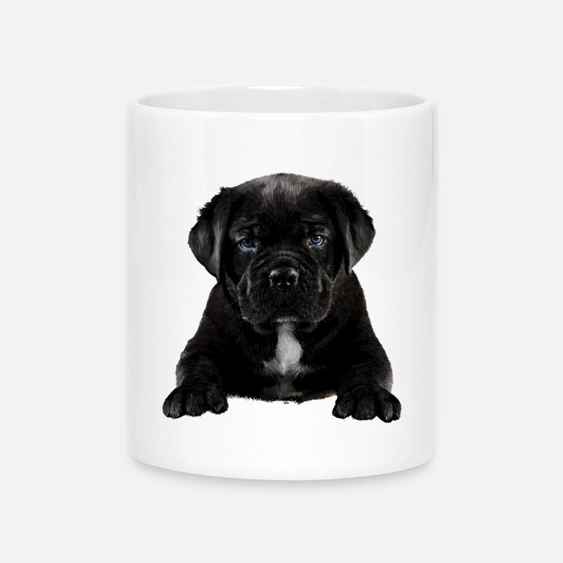 Puppy - Mug with Heart-Shaped Handle - white