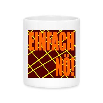 EINFACH NEIN - Tasse mit Herzhenkel - Weiß - Vorne