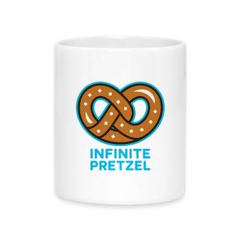 Infinite Pretzel - Mug with Heart-Shaped Handle - white - Front