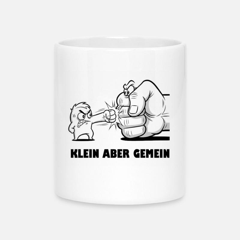 Sarcastic saying: No but mean - Mug with Heart-Shaped Handle - white